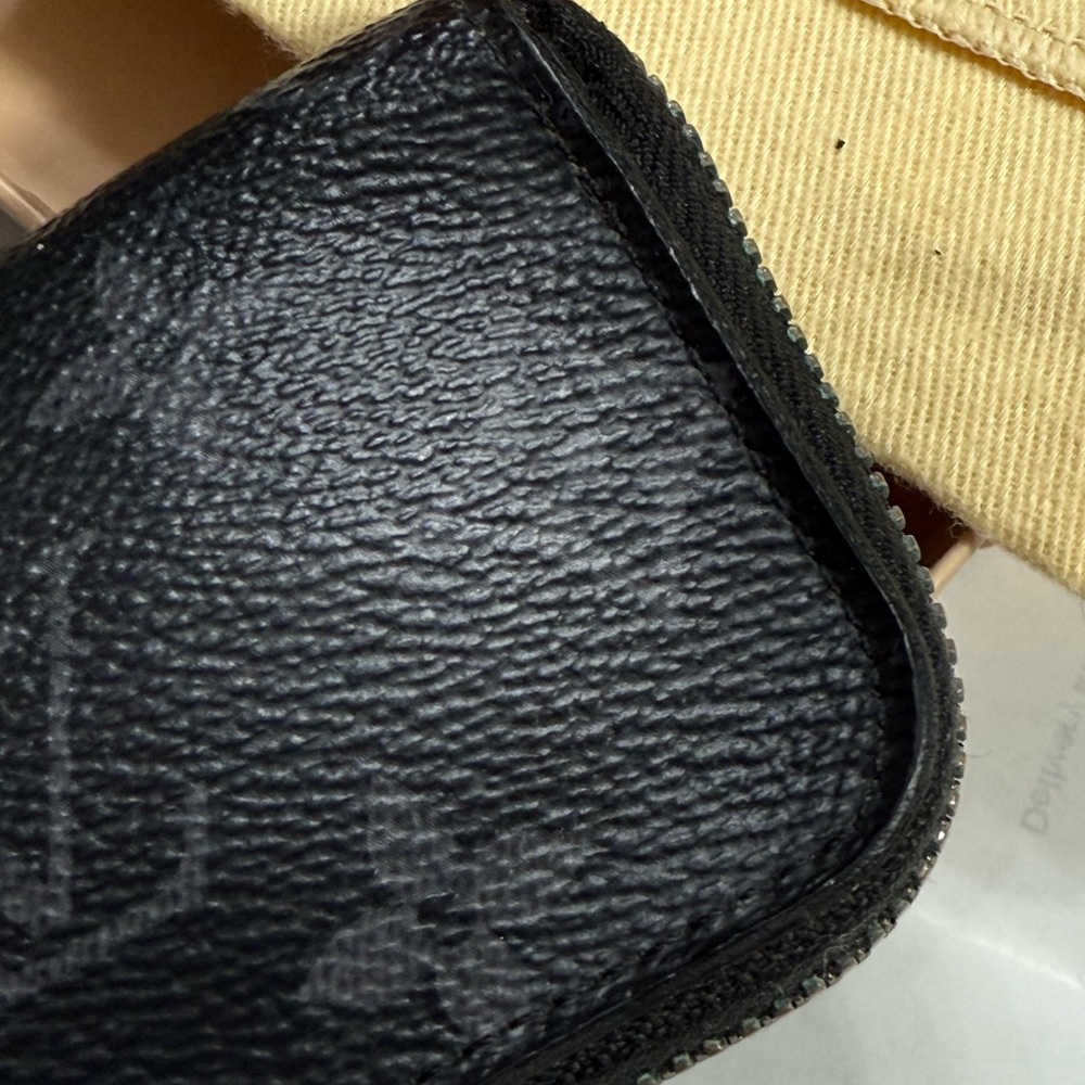 Louis Vuitton Eclipse Coin Purse Wallet Black - Picture 13 of 16